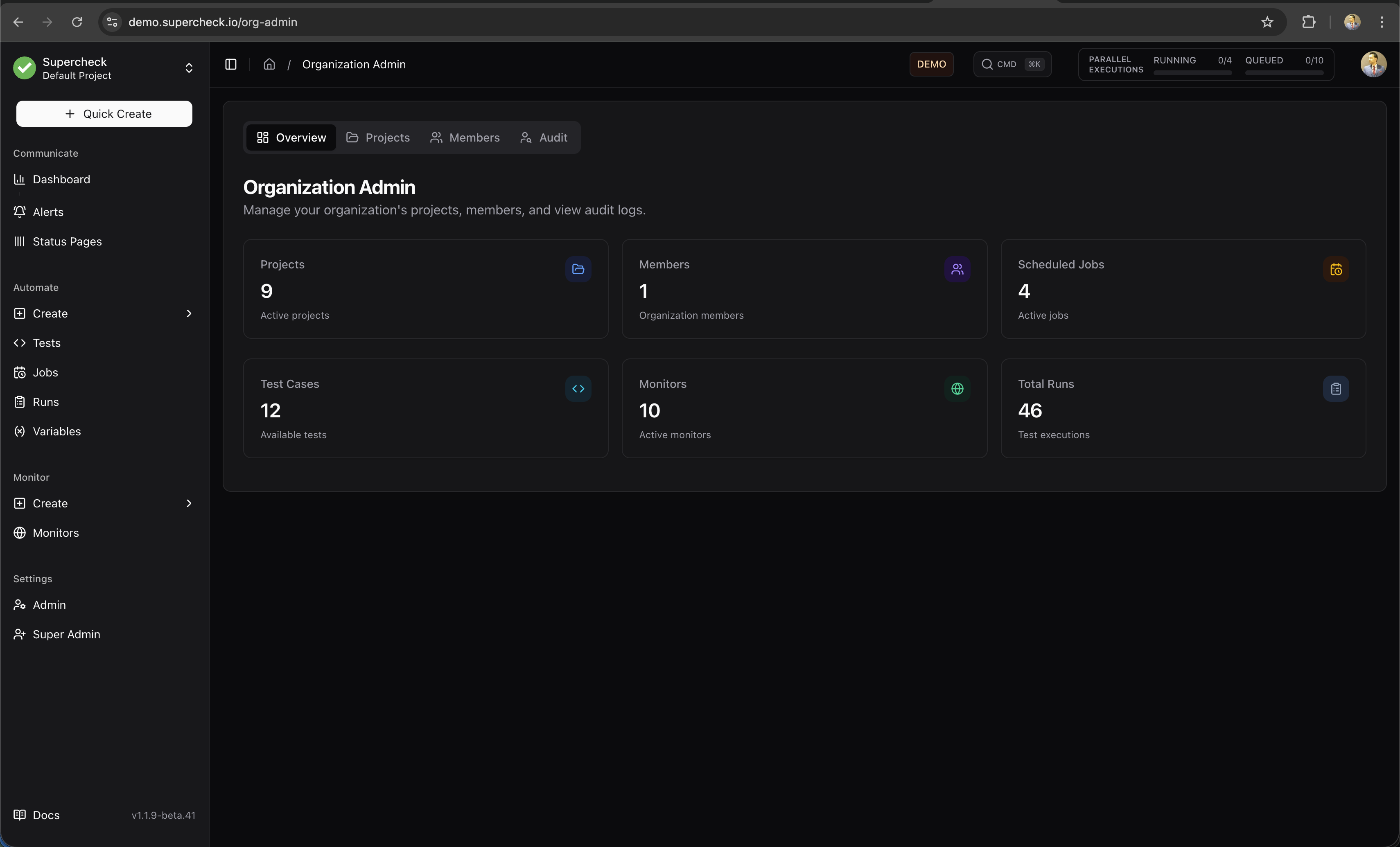 Organization overview