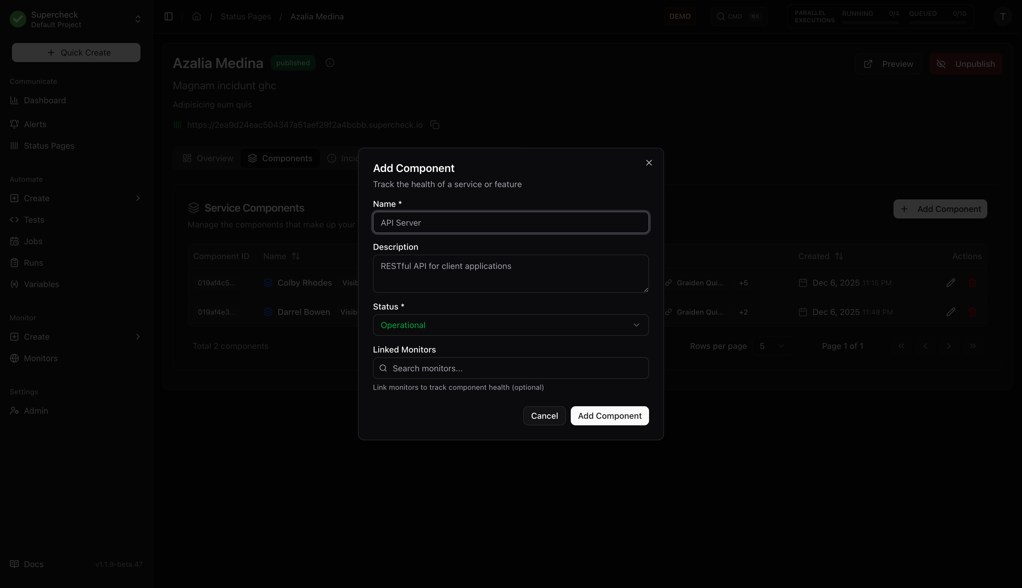 Add Component