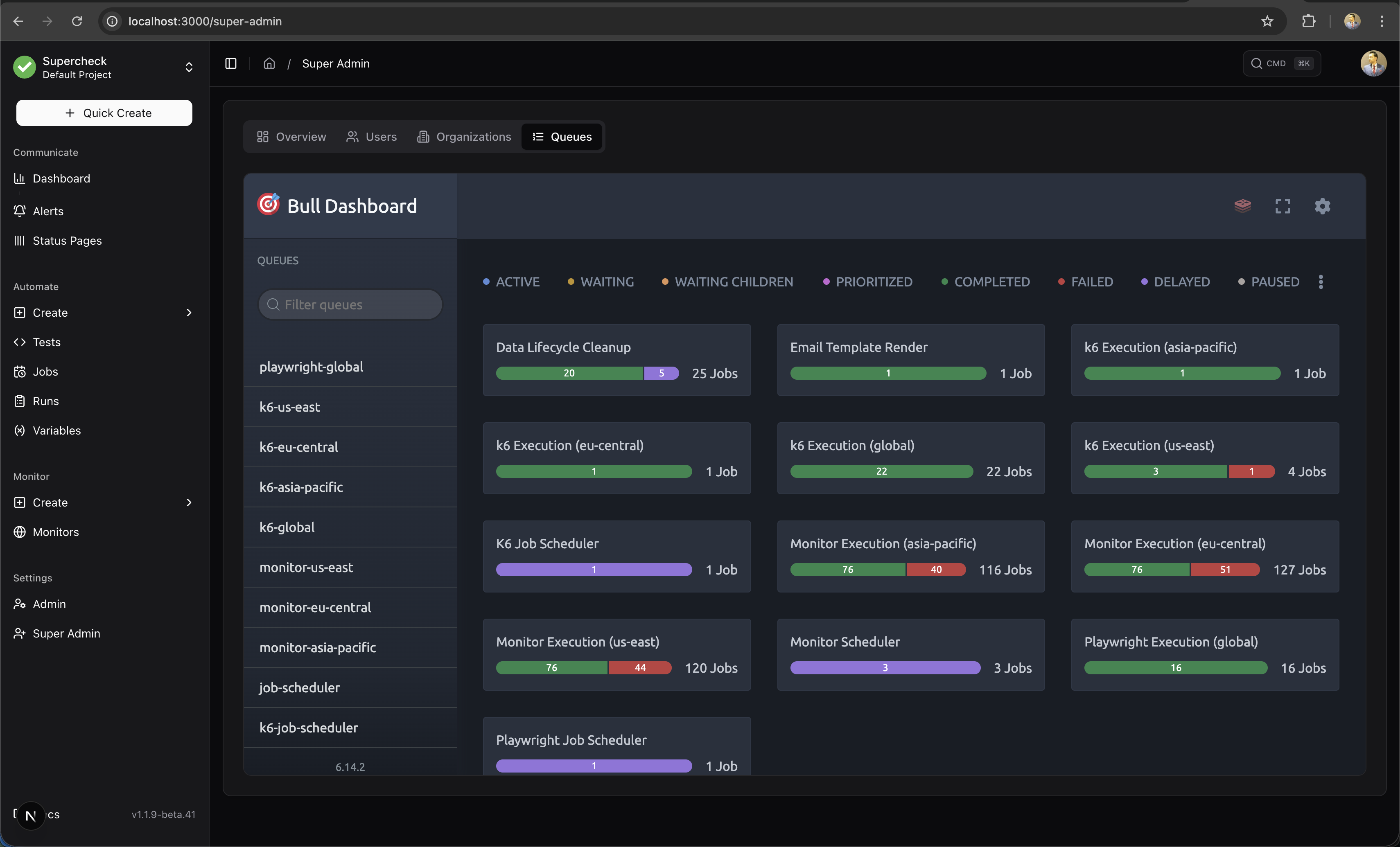 BullMQ Queues